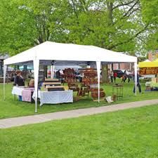 White 10’ x 20’ pop up canopy