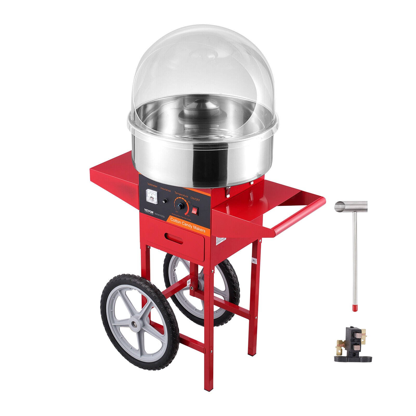 Cotton Candy Cart Red